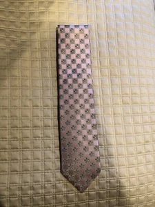 ERMENEGILDO ZEGNA Pink Print Silk Men's Tie - NWT from Barneys - Picture 1 of 5