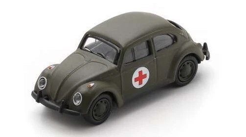 Schuco VW BEETLE UNITA' MEDICA MILITARE TEDESCA DIE CAST 1:87 - Immagine 1 di 1