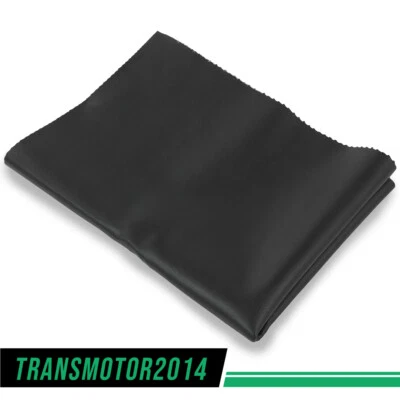 New Vinyl Motorcycle ATV Scooter Seat Cover Fabric Matte Black - 24" x 36" - Изображение 1 из 4