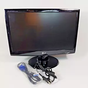 LG Monitor 18.5” Flatron W1943SS-PF With VGA Cord & Power Adaptor Tested - Picture 1 of 12