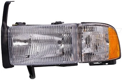 Conjunto de faros izquierdo Dorman para Dodge Ram 3500 1994-2002 1995 1996 1997 1998 Foto 1 de 4