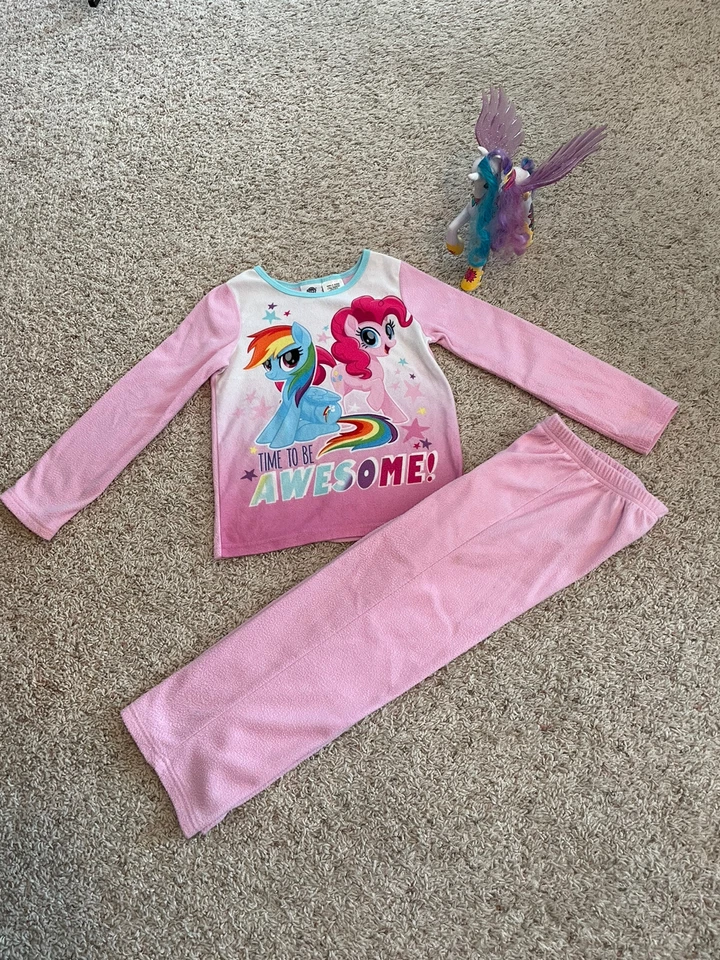 girls size 6/6x my little pony the movie pahanas and talking pony tot with brush - Image 1 of 4