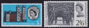 Great Britain 1966 Westminster Abbey Sc#422-423 MH @S4871 - Picture 1 of 1