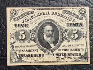 High Grade Series of 1863 Five Cent Fractional Currency - Picture 1 of 2