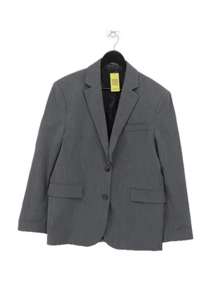 Blazer para mujer DJERF AVENUE S gris poliéster con abrigo de viscosa Foto 1 de 4