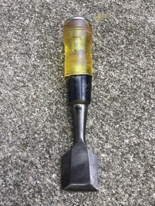 Stanley vintage n. Scalpello per legno 60 1-1/2" bordo smussato legno strumento da lavoro tappo metallo - Foto 1 di 7