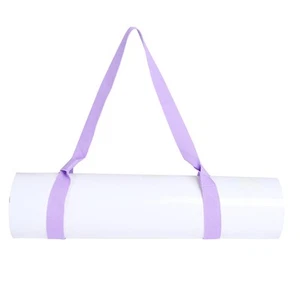 (Light Purple)Adjustable Yoga Mat Sling Strap Portable Carrier Belt Sports ZZ - Picture 1 of 10