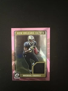 Camiseta deportiva 2016 Panini Donruss Optic Michael Thomas Rookie RC Threads rosa reliquia - Imagen 1 de 2