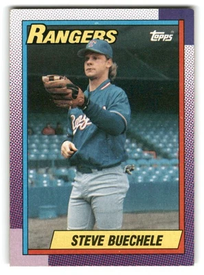 1990 Topps #279 Steve Buechele | Texas Rangers - Image 1 of 2