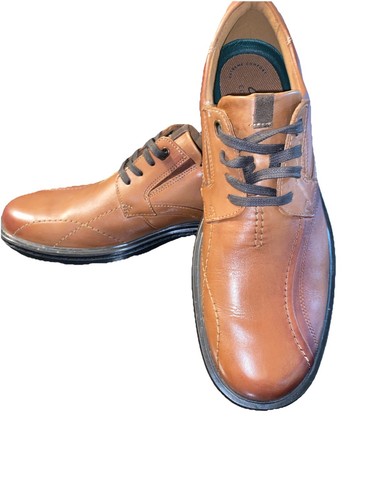 Scarpe casual Clarks uomo Gessler stringate marrone scuro taglia 12 US