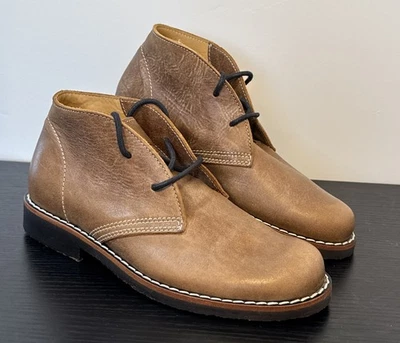 Botas Chukka Roots Original 507 Para Hombre 7.5L Cuero Marrón Zapatos Con Cordones Canadá Foto 1 de 4