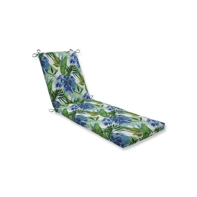 Cojín chaise lounge Tropic floral interior/exterior respaldo liso con lazos de felpa... Foto 1 de 3