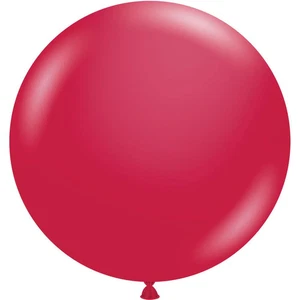 Tuftex 17" Metallic Starfire Red Latex Balloons (50ct) - Picture 1 of 1