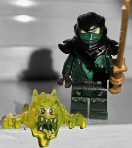 LEGO Minifigure- Possessed Lloyd & Skreemer (njo0154) Ninjago Green Possession - Picture 1 of 5