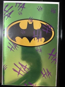 KNIGHT TERRORS BATMAN # 1 EXCLUSIVE FOIL VARIANT Limited To 1500 JOKER - Picture 1 of 1