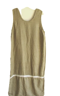 Vestido para mujer marca FLAX Lagenlook talla mediana 100 % lino maxie de gran tamaño Foto 1 de 4