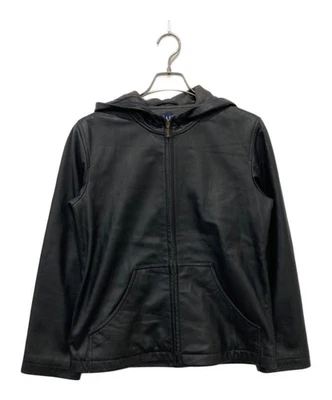 GAP Lamb nappa leather hoodie Size: S Black Men - Image 1 of 4