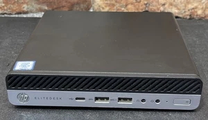 HP EliteDesk 800 G5 Mini PC i5-9500T 2.2GHz 16GB RAM 256GB SSD Desktop NO OS - Afbeelding 1 van 5