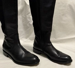 Johnston & Murphy Vero Cuoio hoher Knie Reitstiefel Leder Kalbsleder Größe 7,5 M - Bild 1 von 13