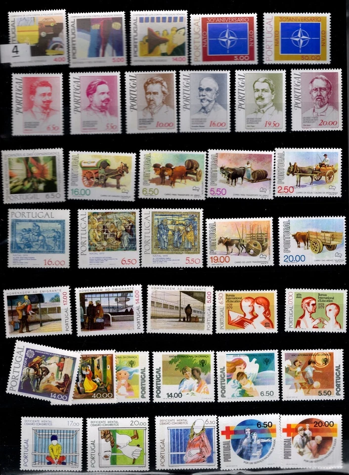 NU PORTUGAL 1979 - MNH - OTAN, CABALLOS, TRANSPORTE, NIÑOS, MEDICINA Foto 1 de 1