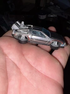 Back To The Future Hot Wheel ZMAC Super Treasure Hunt DeLorean Loose - Picture 1 of 3