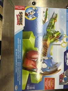 Sonic The Hedgehog Go Go Racers Playset Sonic Adventure Fun Track e High Sp... - Foto 1 di 2