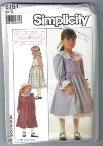 New Simplicity 8191 Childs Dress Petticoat or Sundress Coat Pattern Sz 6  FF - Picture 1 of 2
