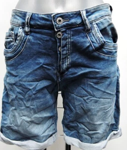 STYLISHE JEANS SHORTS BERMUDA KURZE HOSE SHORT HOSE BLUE DENIM BLAU - Bild 1 von 4