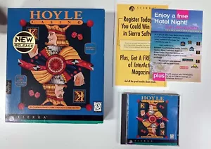Hoyle Casino Sierra Windows 95 3.1 CD Big Box - Nice! - Picture 1 of 4