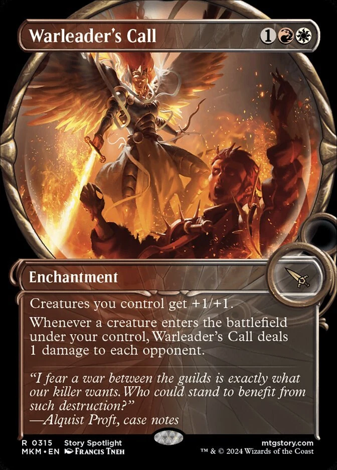 MTG Magic the Gathering Warleader's Call (315/462) Murders at Karlov Manor LP - Image 1 of 1