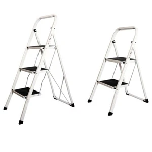 ESCALERA PLEGABLE DOMESTICA PARA HOGAR 2 MODELOS 2 3 PELDAÑOS ANTIDESLIZANTE - Imagen 1 de 24