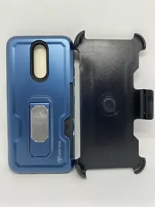 LG Stylo 5 / Stylo 5 plus Dual Layer Kickstand Case with Clip Holder - Picture 1 of 6
