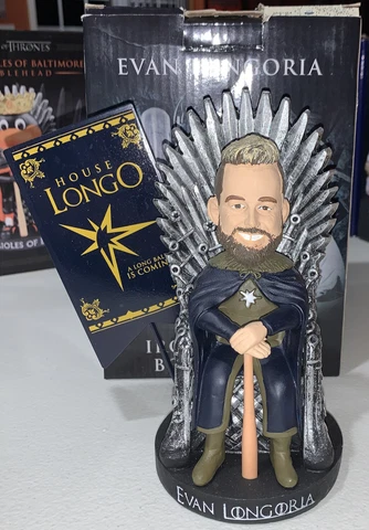 Evan Longoria Game of Thrones Bobblehead Tampa Bay Rays San Francisco Giants Cover
