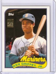 2001 Topps Traded & Rookies 50 anni Topps ristampa Ken Griffey Jr #T132 HOF - Foto 1 di 2