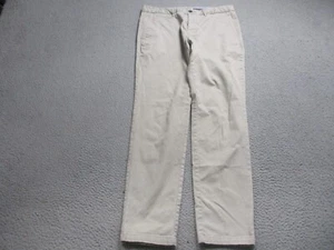 Perk Pants Mens 30x32 Beige Chino Slim Straight Stretch Cotton Casual Feel Good - Picture 1 of 12