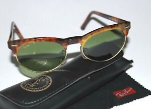 B&L Ray Ban Clubmaster Max oval blonde tortoise W 1268