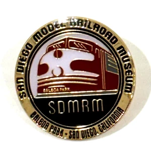 San Diego Model Railroad Museum Balboa Park Enamel Hat Lapel Pin NEW - Picture 1 of 4