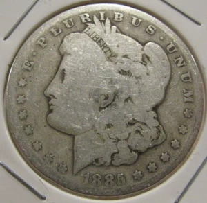 1885-O Morgan Dollar 90% Silbermünze - 139 Years Old New Orleans Mint #1 - Bild 1 von 2