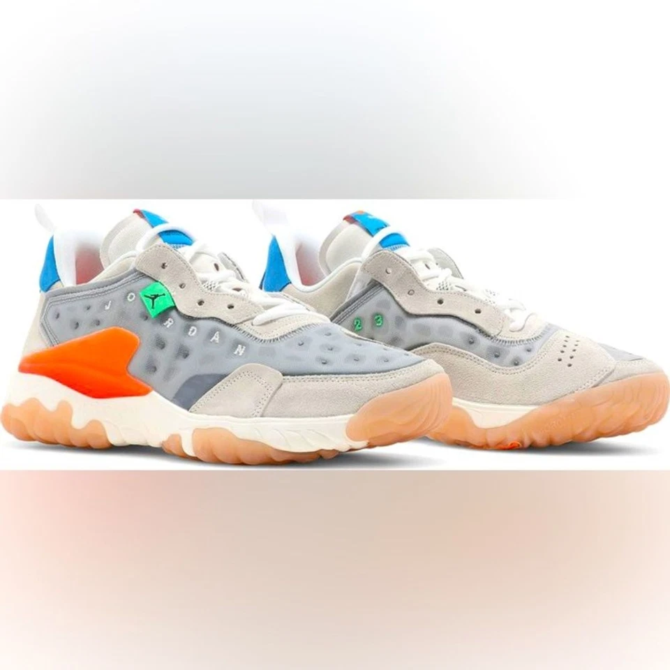 2021 Jordan Delta 2 'cinza claro fumaça laranja total - Imagem 1 de 4