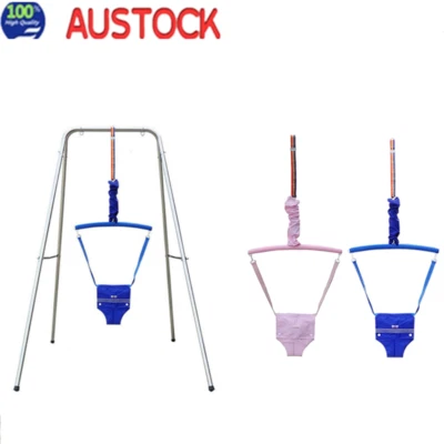 Baby Swing Set Kids Indoor Toddler Hanging Chair Stand Safety Jumping Chair AU - image 1 of 4