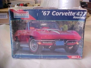 Revell Monogram '67 Corvette 427 Roadster Maßstab 1:25 1998 #85-2968 - Bild 1 von 1