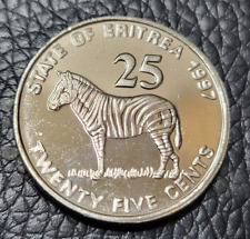 1997 Eritrea 25 Cents Coin