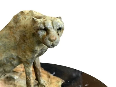 Richard MacDonald escultura de bronce Cheetah Study II Foto 1 de 4