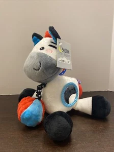 Moon and Stars Baby Teething Toy Plush Sensory Stuffed Animal Stroller NEW - Picture 1 of 10