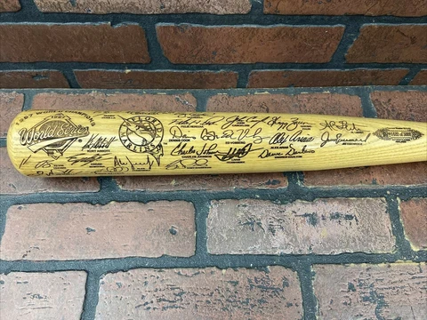 1997 Florida Marlins World Series Champions Wood Bat Cover