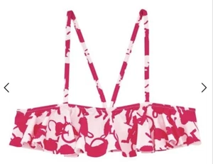 New With Tags 100 % Authentic VILEBREQUIN BIKINI TOP - PINK - GIRLS - 4 YEARS - Picture 1 of 9