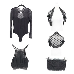 Whimsigoth Kleiderpaket Damen S schwarz romantisch Fairycore Witchy dunkel feminin - Bild 1 von 22