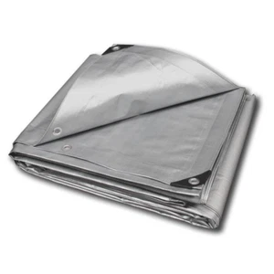 Heavy Duty Poly-Tarp 16' x 20' Silver - Picture 1 of 1