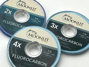 Moonlit Flourocarbon Tippet 3pack Combo - Picture 1 of 7