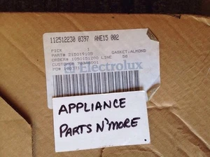NEW GENUINE REFRIGERATOR DOOR GASKET 215019105 ALMOND FREE SHIP - Picture 1 of 7